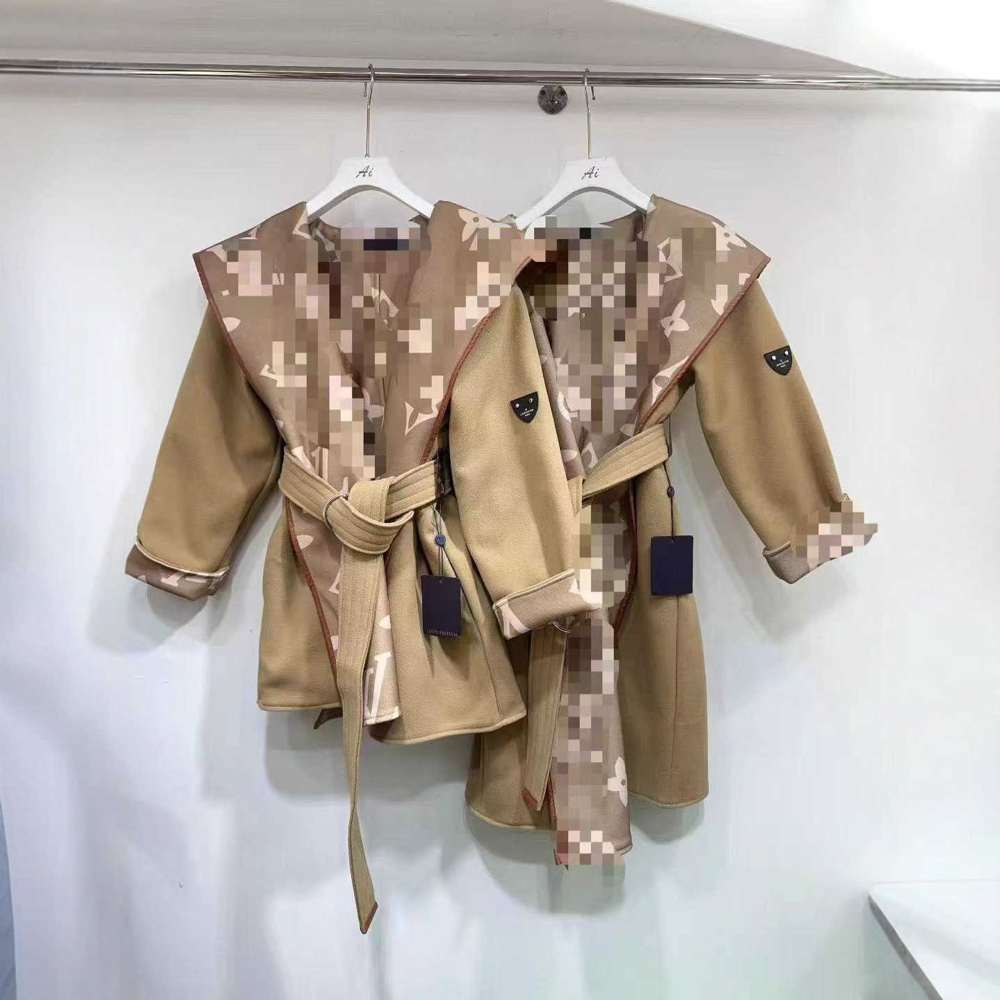 High-End Hooded Coat for Women 2025 Autumn Winter New Vintage Wool Blend Loose Mid-Length Coat for Women T260924