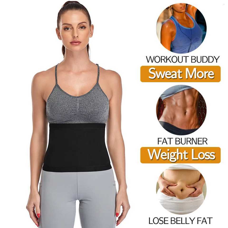 Women Women's Shapers Belts Sauna Waist Belt Thermogenic Sweat Band Tummy Control Shapewear Fat Burner Slimming Body Shaper Workout J260923