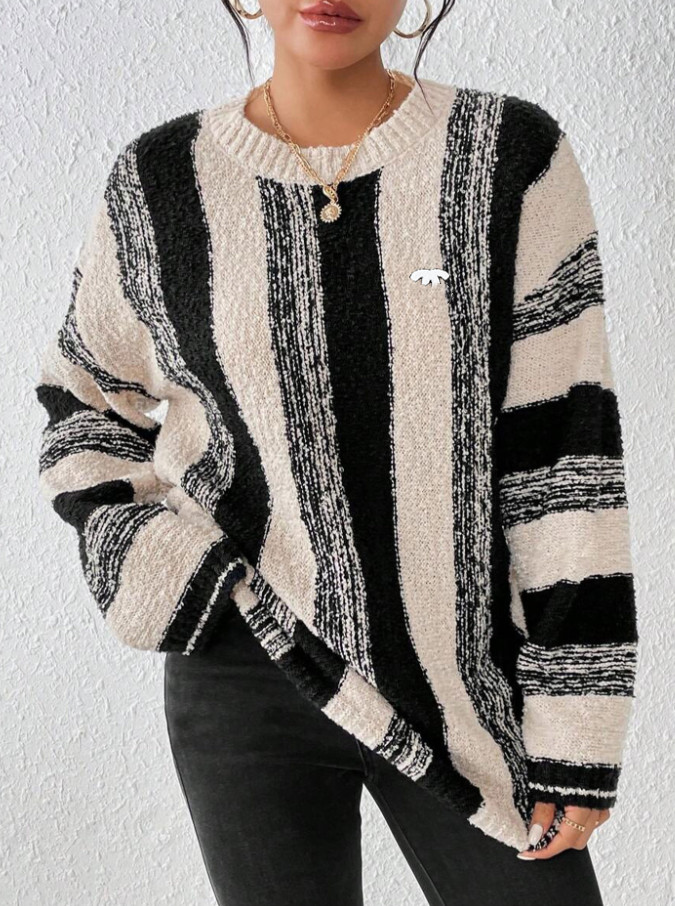 designer autumn winter long sleeved loose fitting casual womens sweaters and knitted tops Daily outings Chan0926