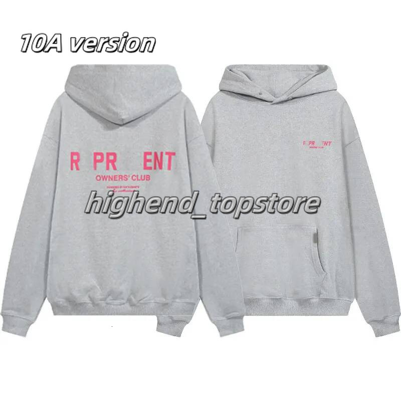2026 10A representative hoodie Men's Designer Letter Printed Casual Rep Hoodie Hiphop Y2k Mens Womens Sports Sweaters Represend Halloween 49e