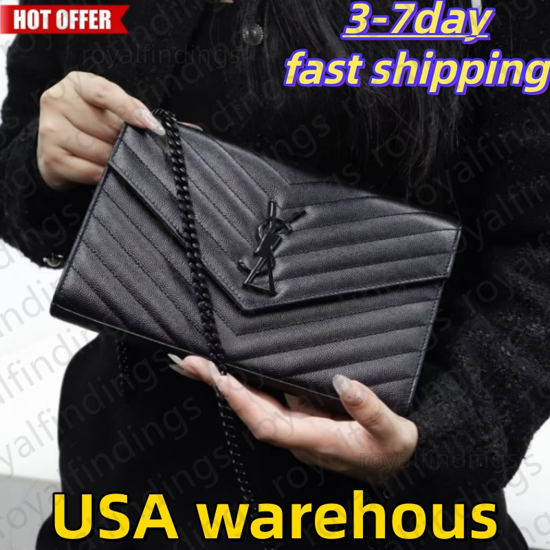 Designer Bag yslhand bag Hobo EnvelopeShoulder Bag Chain Maxi Flap Bag Purse Cross Body Bag Designer Bags 2026 Trends Tote Bag sac de luxe wallet de