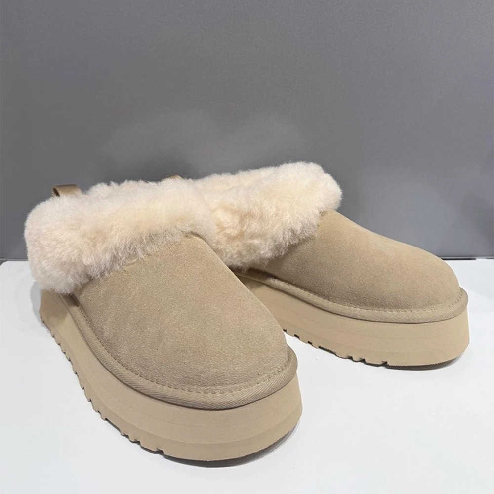 Women Ankle Snow Boots Fashion Platform Low Top Slippers Home Room Cotton Shoes Women's Outdoor Winter Warm Non Slip Boots T260922MYL1
