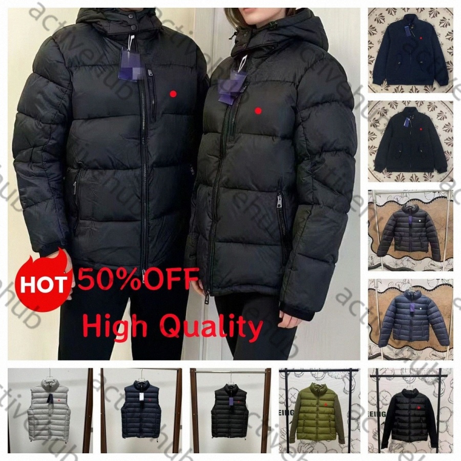 raIph 1aurend Puffer down jacket Mens Jackets Women Winter polo Puffer Coats Zipper Designer Outerwear Clothing Men Windbreaker Thick Warm Embroider