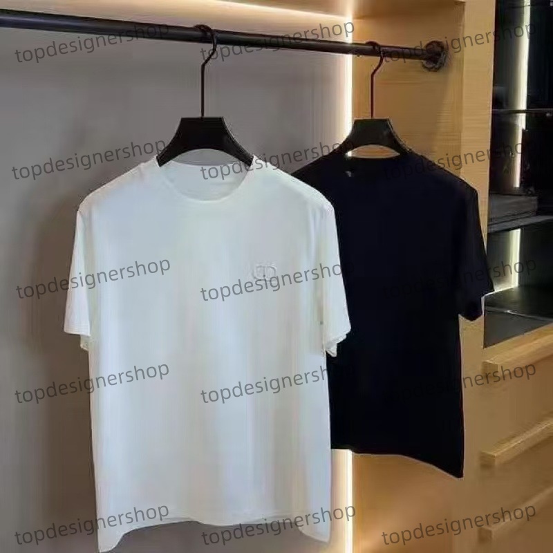 Luxury Designer Mens Clothing Cotton Breathable High End Tee Shirt Homme Short Sleeve Crew Neck Multi Functional Embroidery Trendy Men T-Shirts Casu