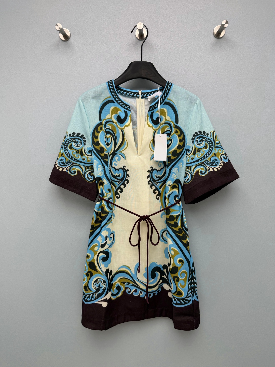 Milan Runway Dresses 2026 New Autumn Fashion Designer Dresses Brand Same Style Dresses 0924-16
