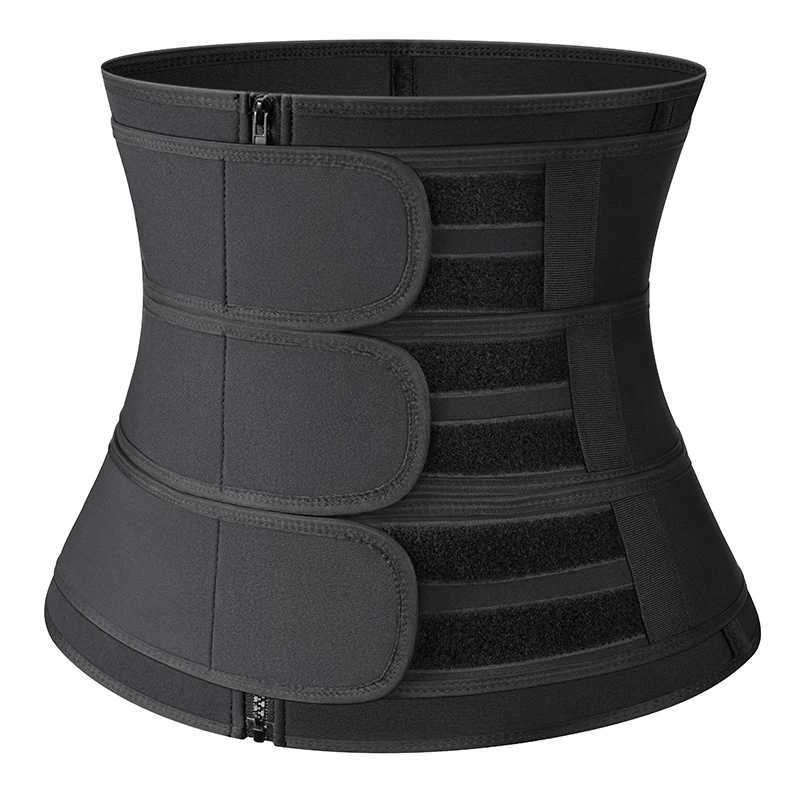 Waist Women Women's Shapers Trimmer Tripple Belts Body Shaper Shapewear Girdle Tummy Control Slimming Fat Burning Postpartum Fajas Belt J260923