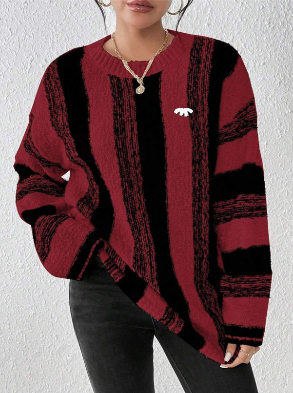 high-quality 2026 designer autumn winter Retro long sleeved loose fitting casual womens sweaters and knitted tops Daily outings Chan0926