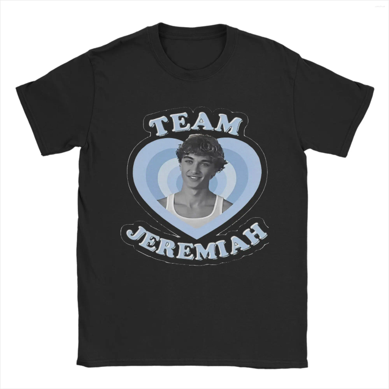 Team Jeremiah Fisher Printing Men's T Shirt Funny Tees Short Sleeve Round Collar T-Shirts Cotton Plus Size Tops