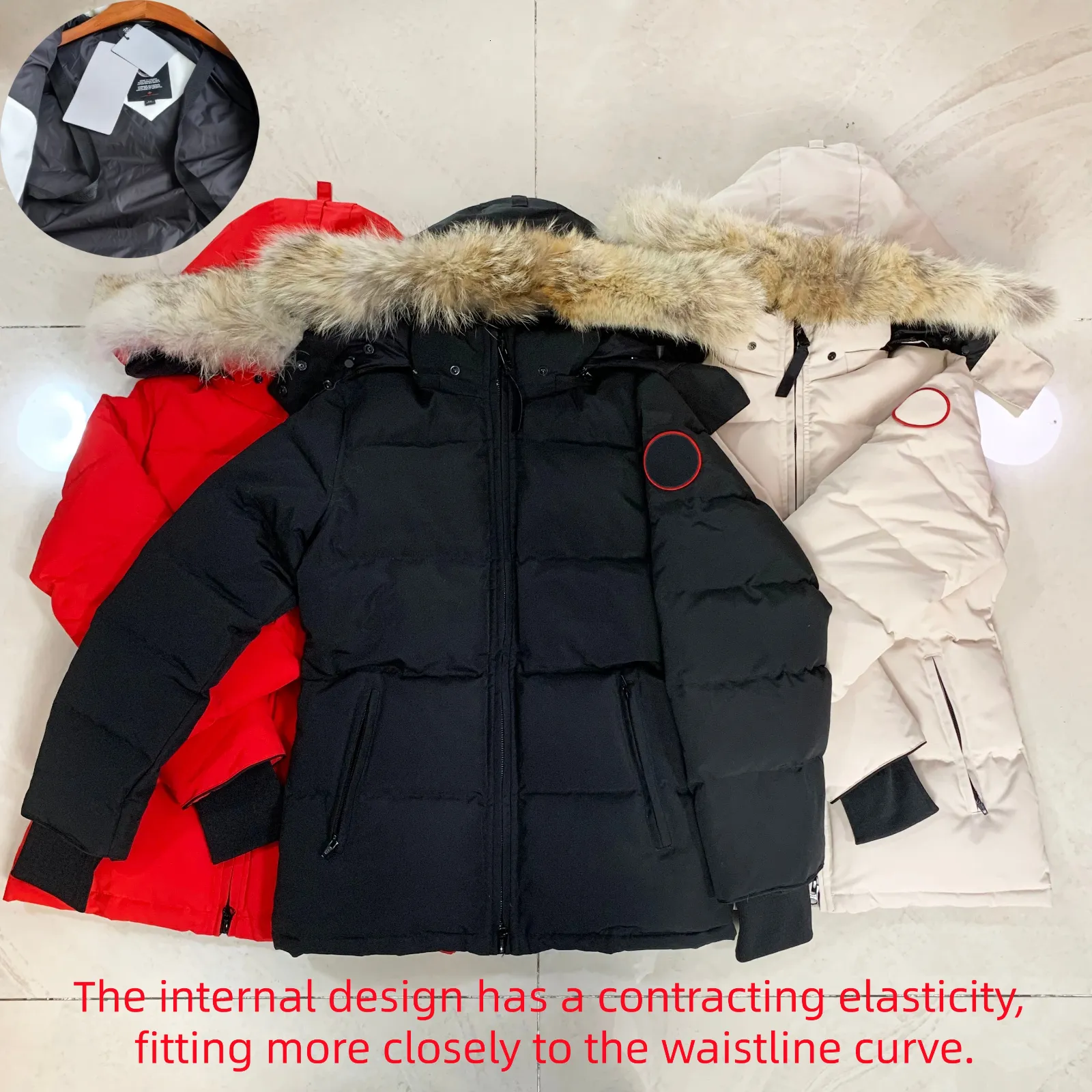 Designer Womens Coat Canada Down Jacket Hooded Puffer Jacket Thick Warm Coats Thickened sea Winter jackets