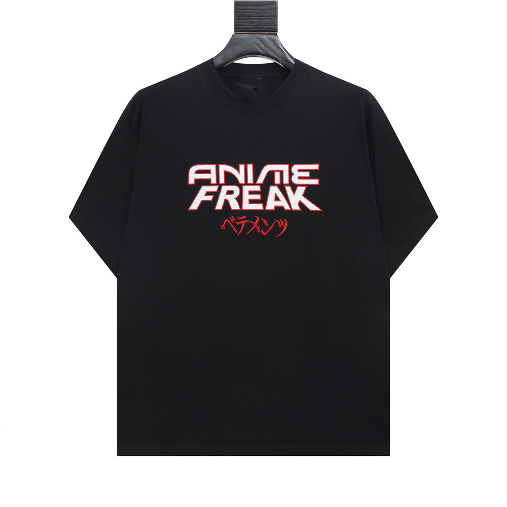 Vetement Tshirt Designer Mens Comfortable Style Shirt Wave Coke Letters Luxury Loose VTM Short Sleeve Mens Summer High Quality Fashion Casual Vetmen