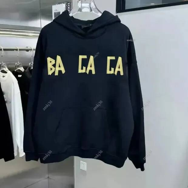 Balenness Ciaga Hoodie Designer Hoodies Fashion Trend High Street Men Women Bal Hoodie Sweatshirt Luxury Fashion Classic Paris Hoodie Luxury Fashion