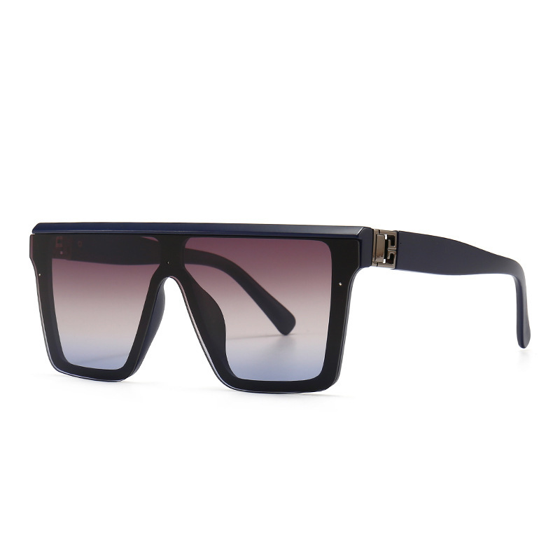 Brand Luxury Designer Sunglasses European And American Brand Wide-Leg Flat-Top For Women, Classic Versatile Retro Trendy Sunglasses 1006 Women,