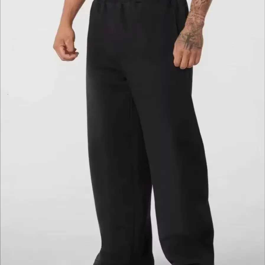 Men's Pants Men's Plus Size Cotton Sweatpants Spring Autumn Solid Color Baggy Loose Elastic Waist Casual Trousers for Daily Wear Running D