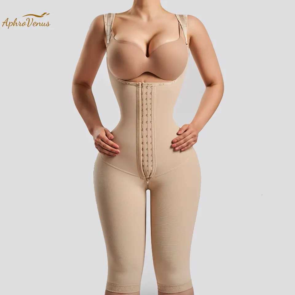 Colombianas Women's Shapers Fajas Women Long-pants Full Body Shapewear Postpartum Waist Shaper Post Liposuction Tummy Control Bodysuit J260923