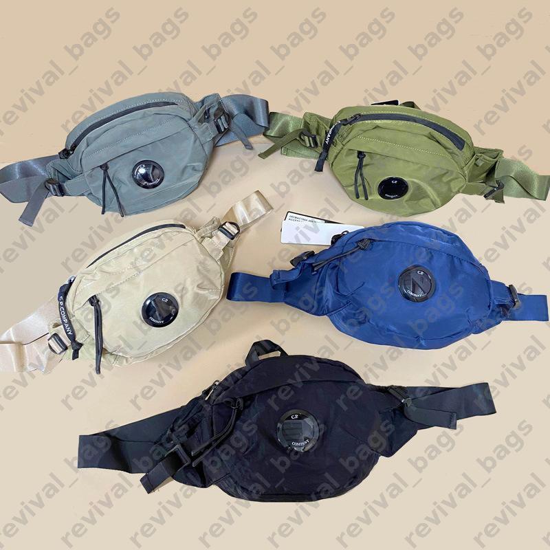 2026 Mens CP Nylon Crossbody Bag Nylon B Lens Crossbody bags Large Capacity Casual Outdoor Lightweight Shoulder Sling Bag Solid Color Travel Messeng