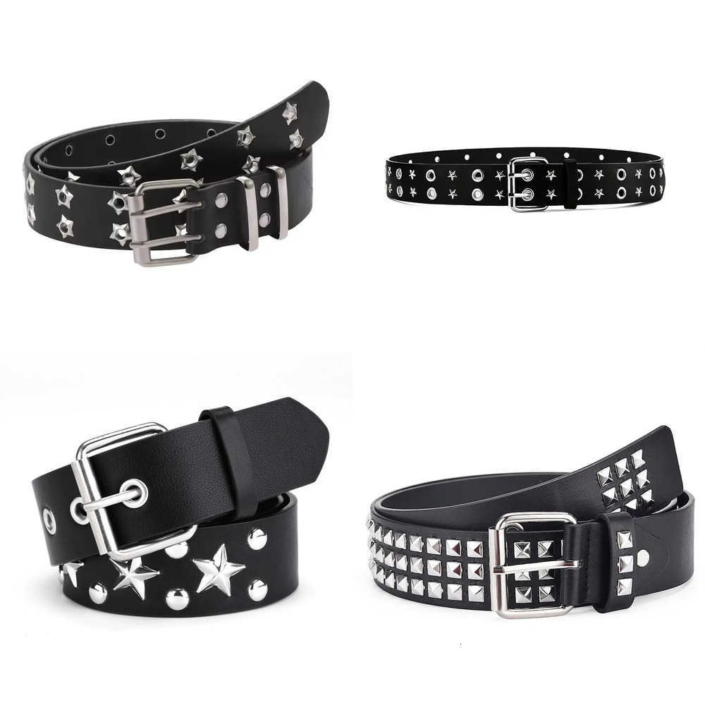 Fashion Rivet Belt Belts Metal Belt Men and Women Punk Hardware Jeans Belt Y2K Belt Designer Belt Women's Belt J260923