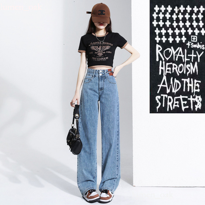 ksubi Designer Luxury Denim Jeans Women top Quality Distressed Ripped Vintage Washed Slim Fit Straight Streetwear Pants Classic Denim Trousers 1Pcs