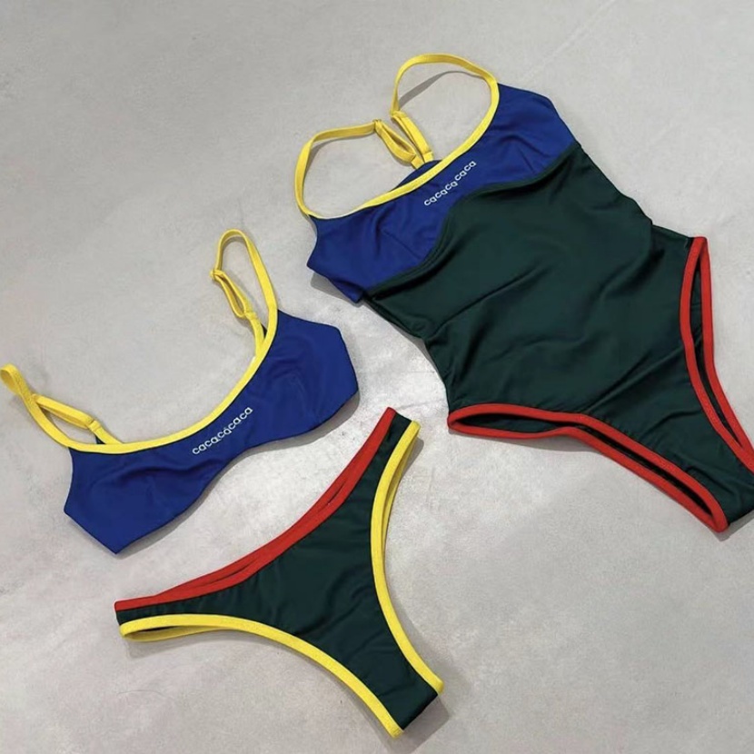 Dégradé Couleur Bikinis Maillots De Bain Designer Femmes Sexy Rembourré Coupe Maillot De Bain Resort Vacances Surf Plongée Piscine Partie Maillot