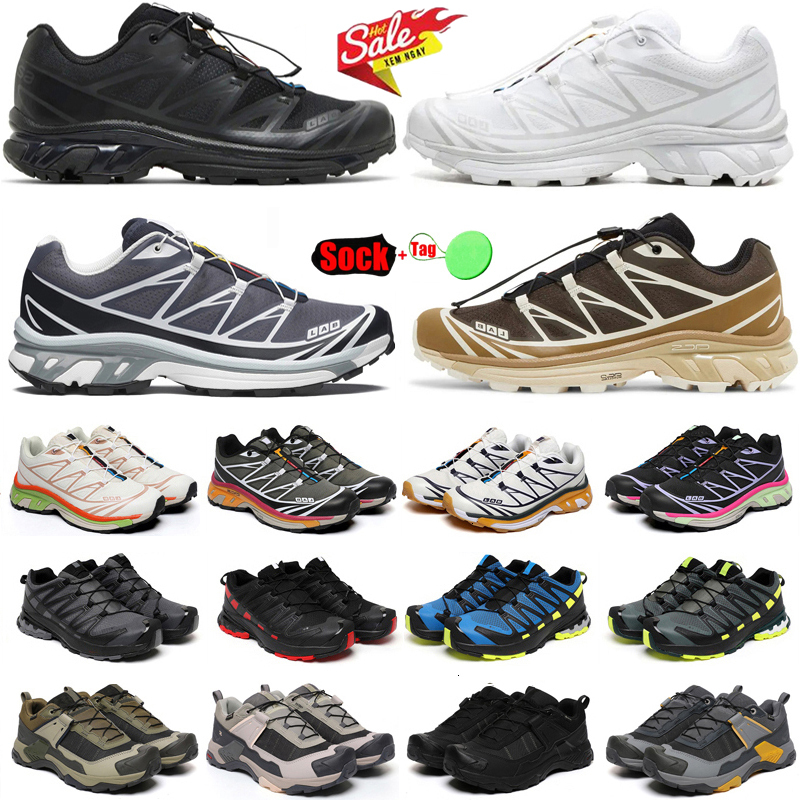 Designer Trail Running shoes Xt6 XA Pro 3D XT-6 ADV ULTRA 5 Mens Womens Sneakers Triple Black Brown White Green Silver Grey Sports Outdoor Breathabl