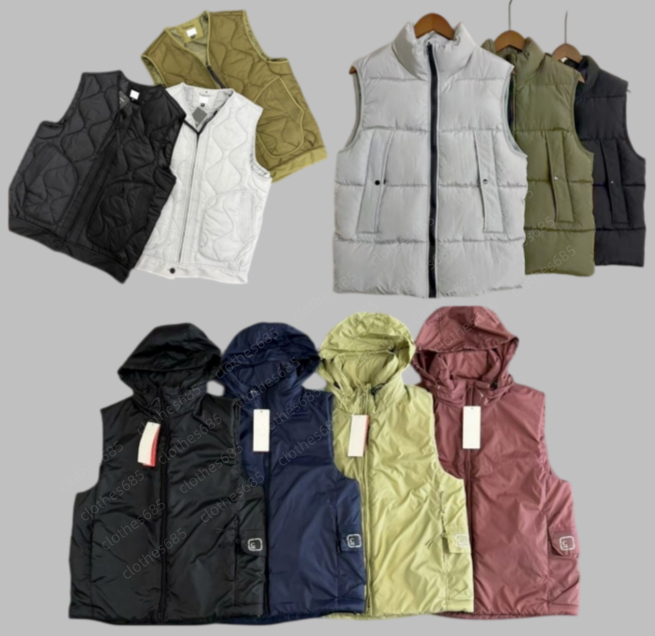 Designer Puffer Vest Mens Waistcoat Winter Down Vests Unisex Couple Bodywarmer women puffer jacket Sleeveless Outdoor Warm Thick Outwear Clothing Gi