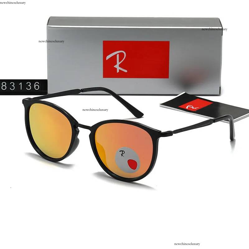 Lunettes de soleil polarisées à monture ronde pour hommes et femmes, protection UV décontractée, lunettes de styliste