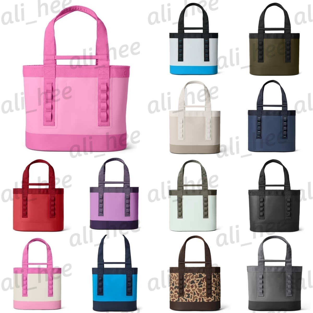 E7258 Sac à lunch étanche refroidisseur portable en tissu TPU et Oxford pour une utilisation en extérieur Sac de grande capacité Pochette de réfr