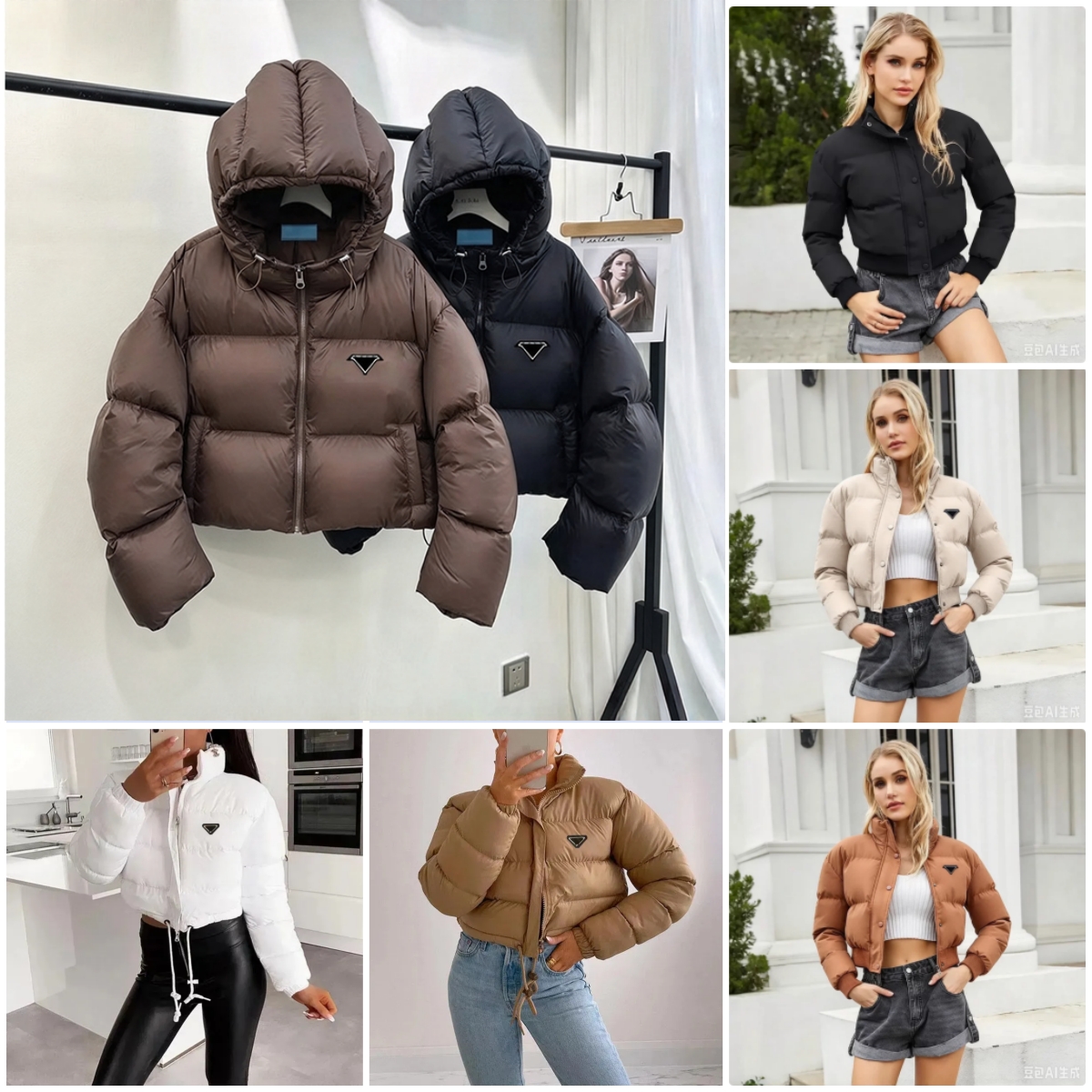 Fashion jacket womens designer jacket women puffer jacket winter jacket Designer Lady Slim Jacket Down winter coat Windbreaker Short winter women co