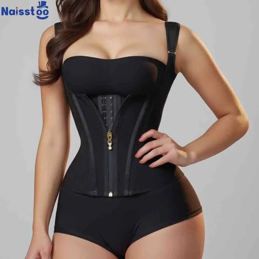 Shapewear Naisstoo Women's Shapers Corset Top Firm Tummy Control Slimming Sheath Woman Waist Body Shaper Waist Support Belt J260923