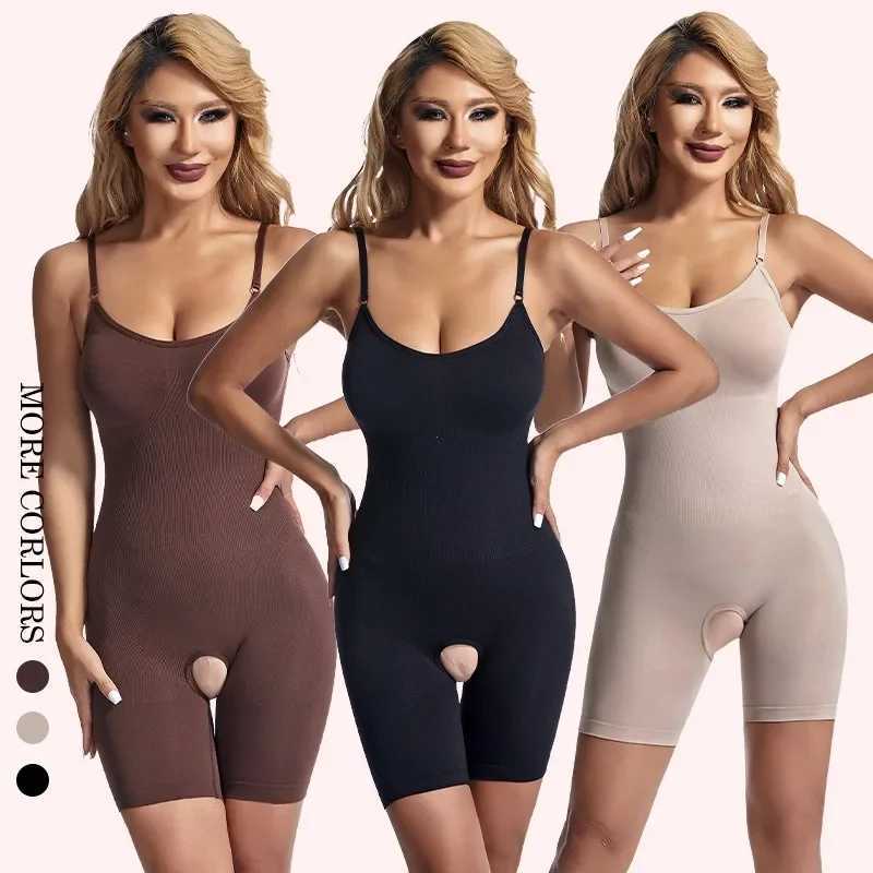 Shapewear Bodysuit Women's Shapers Women Full Body Shaper Open Crotch Corset Waist Shaping Underwear Postpartum Recovery Slimming Sheath J26092