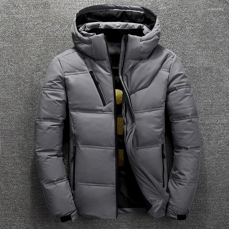 Men's Down Jacket Winter Warm Short Coat Korean Style Thicken Oversize Plus Size Outerwear Jackets For Male Outdoor Sports