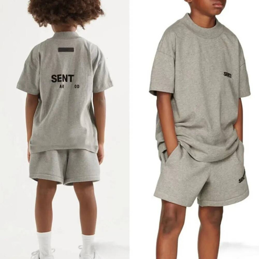 Boys Clothing Set Kids Designer baby 2pcs Clothes Tracksuit For Boys Girls Short Sleeve Summer T Shirt And Loose Shorts Pcs Jogging Suit Childrens C