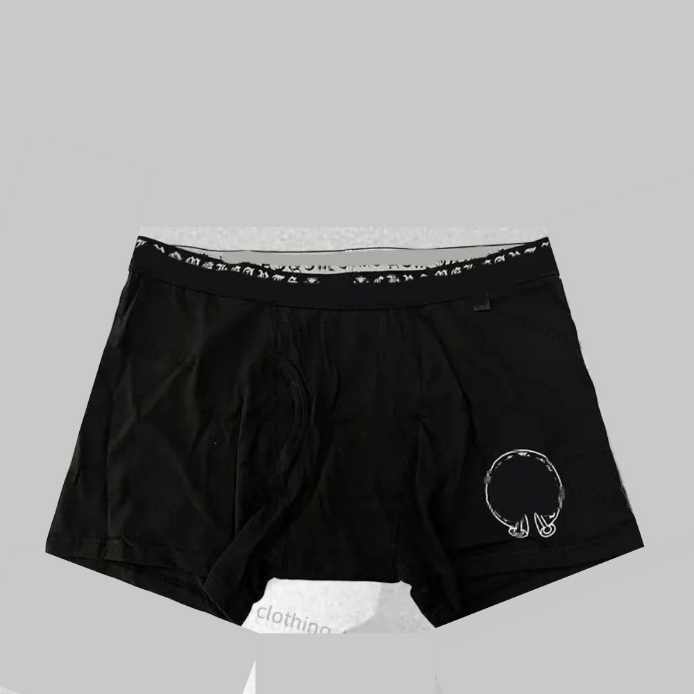 High Quality Quick Dry Cotton Men Boxer Briefs Designer Breathable Sexy Underwear With Pockets Casual Male Shorts