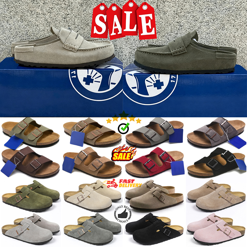 Fast shipping designer Naples Slippers Wrapped Clogs loafers Sandals Clog Cork Flat Fashion Winter Summer Shoes Leather Slide Beach Women Men