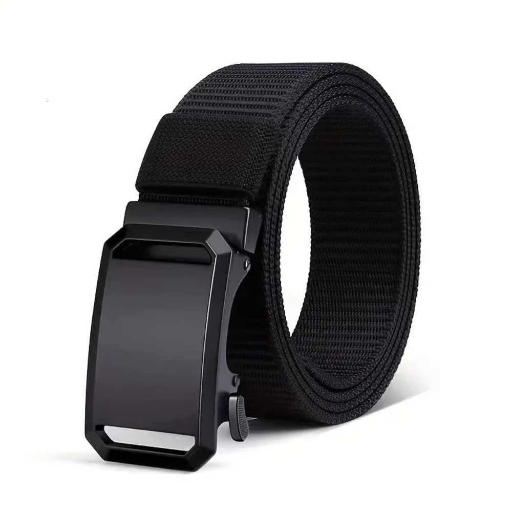 Automatic Belts Buckle New Belt Canvas Tactical Workwear Casual Outdoor Military Training Pants Belt For Men J260923