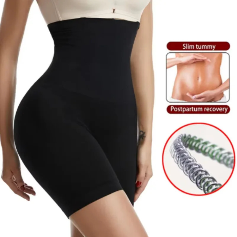 Womens High Waist Shaping Boyshort Panties Tummy Control Body Shaper Butt Lifting Slimming Shorts Seamless Shapewear 260928