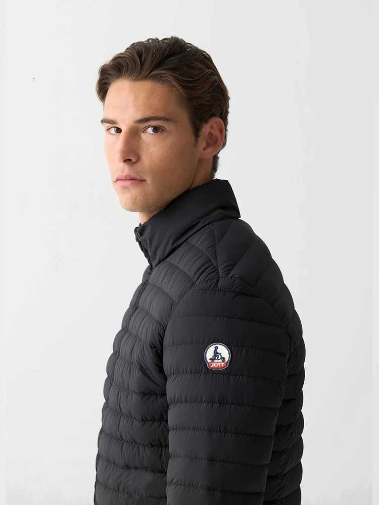 Winter Outdoor Jackets Hoodies Autumn Casual Sleeveless Embroidery Zipper Front Going Outdoors Men Light Thin Hooded Down Jacket Warm Windproof N260