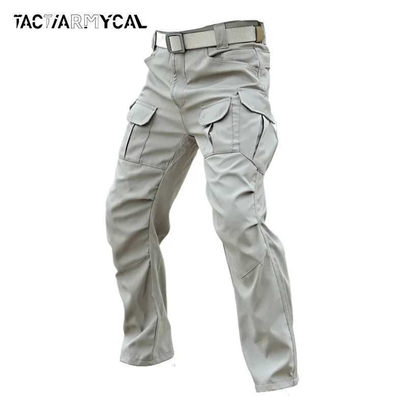 Pantalones para hombres Pantalones tácticos para hombre Pantalones cargo transpirables con múltiples bolsillos para hombre Pantalones casuales para