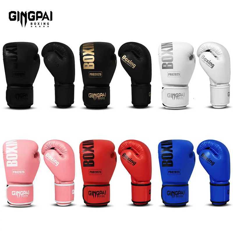 Boxing Protective Gear Professional 4/6/8/10/12oz Gloves PU Muay Thai MMA Profession Kickboxing Adults/kids Sandbag Training Gloves Equipment N26092