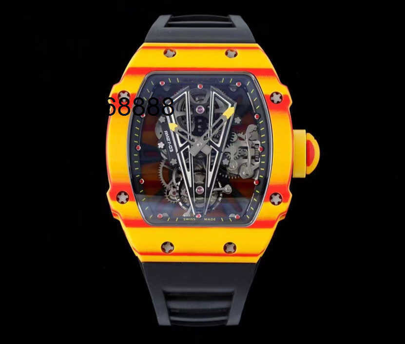 Watches Luxury Watch Automatic wathes designer Rich M27-03 Tourbillon TPT material made integrated foRich Ming bottom plate table bridge titanium me
