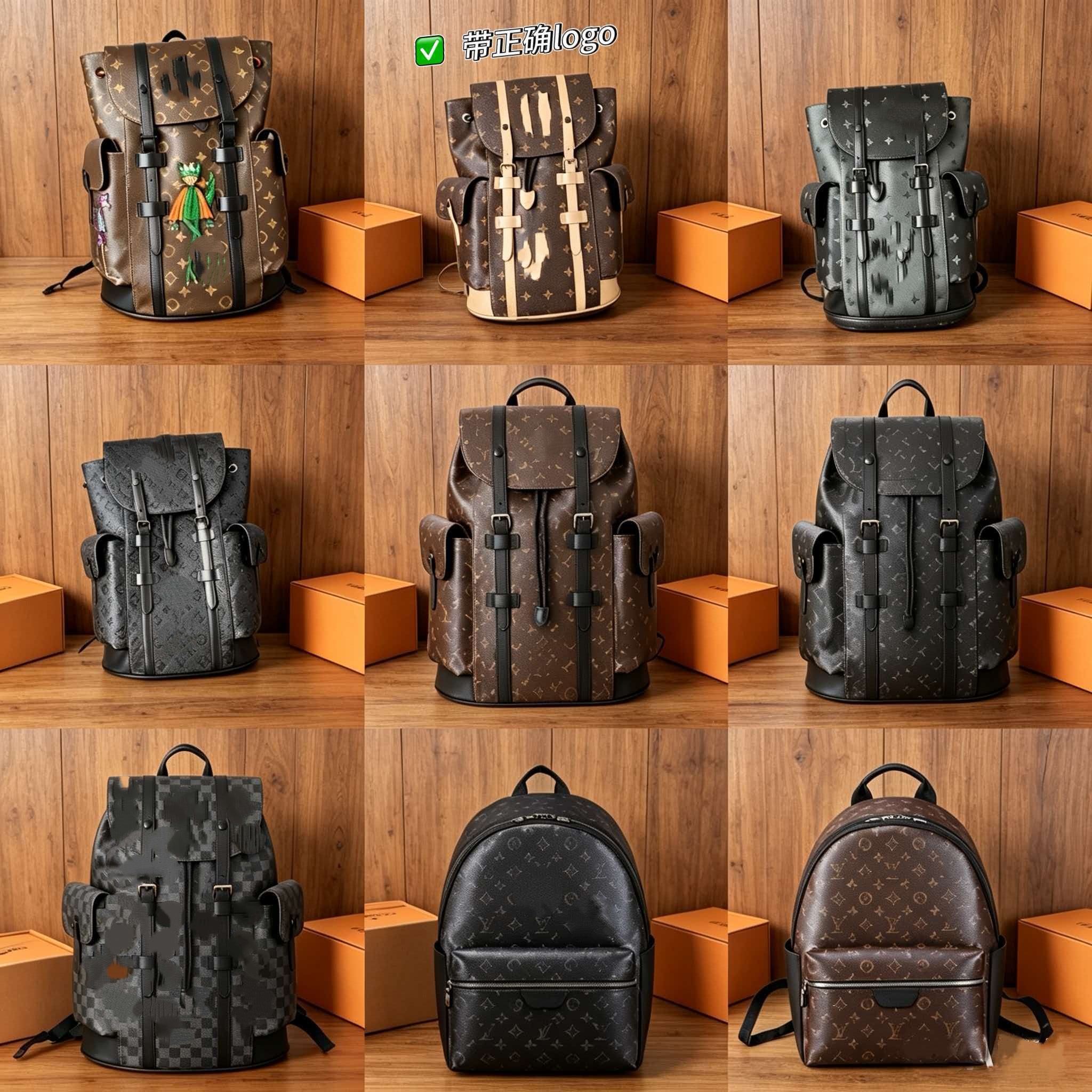 Hot Luxury Designer discoverybackpack luxry Womens Mens Travel Backpack Multi FELICIE POCHETTEmens backpack men