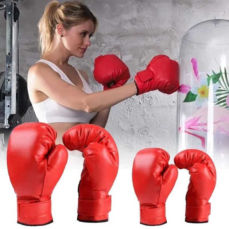 Gear Professional MMA Boxing Protective Gloves Wear Resistant PU Leather Extended Gloves Kickboxing MMA Training Gloves for Fitness Workouts N260923