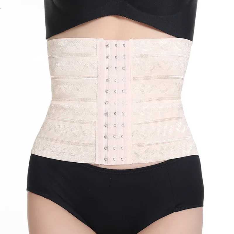 Waist Women's Shapers Womens Cincher Body Shaper Underwear Lingerie Tummy Slim Belt Postpartum Control Underbust Steel Boned Corset J260923