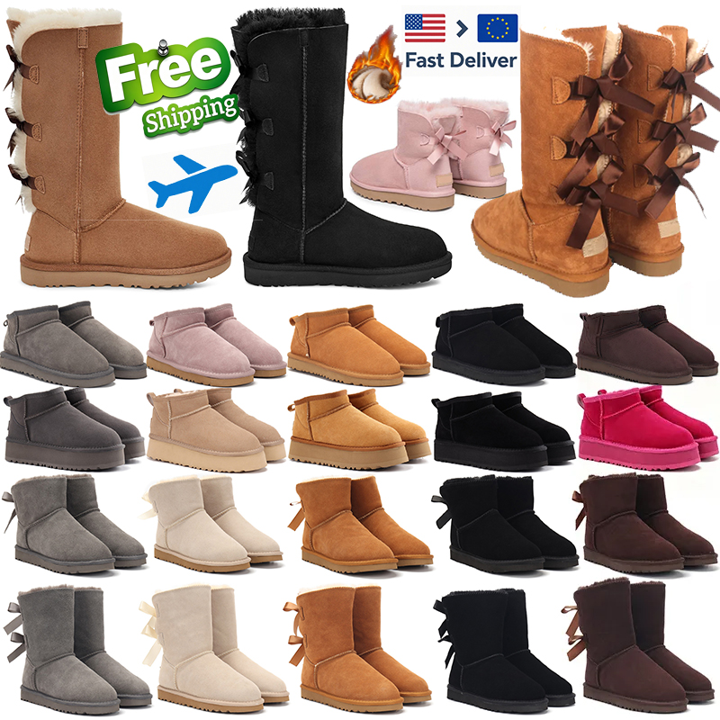 Free Shipping with box designer boots woman tasman tazz boot Sheepskin Lining Mini Platform Non Slip Warm Winter Outdoor Snow Shoes Thanksgiving Day
