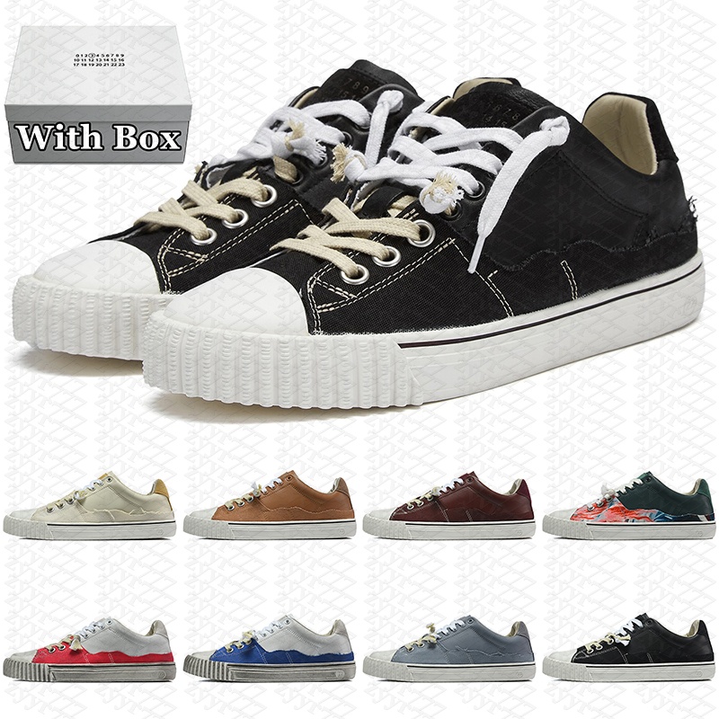 With box designer shoes new evolution sneakers men womens low distressed patchwork dirty wash skate casual mens outdoor sports fashion vintage train
