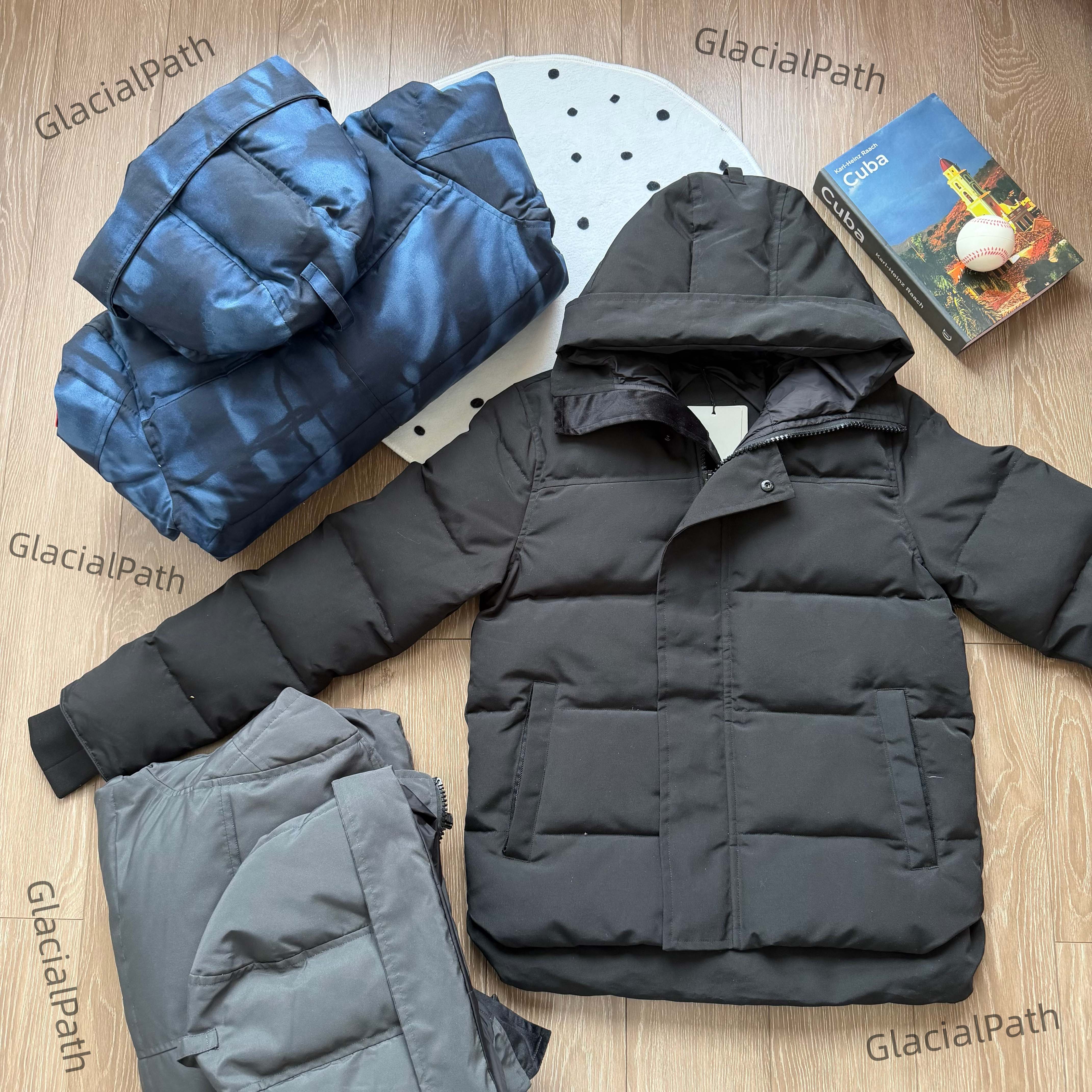 Designer MensJacket Doudoune Jacket Wyndham Women Parka HommeWarm Windproof Canadain Winter Outerwear Hooded Fourrure Manteau Coat Hiver Coats Badge