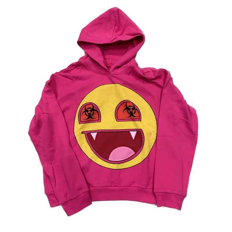 Pink Harajuku Hoodie Women's Y2K Gothic Punk Pullover Casual Sweatshirt Harajuku Fashion Aesthetics American Style T260923