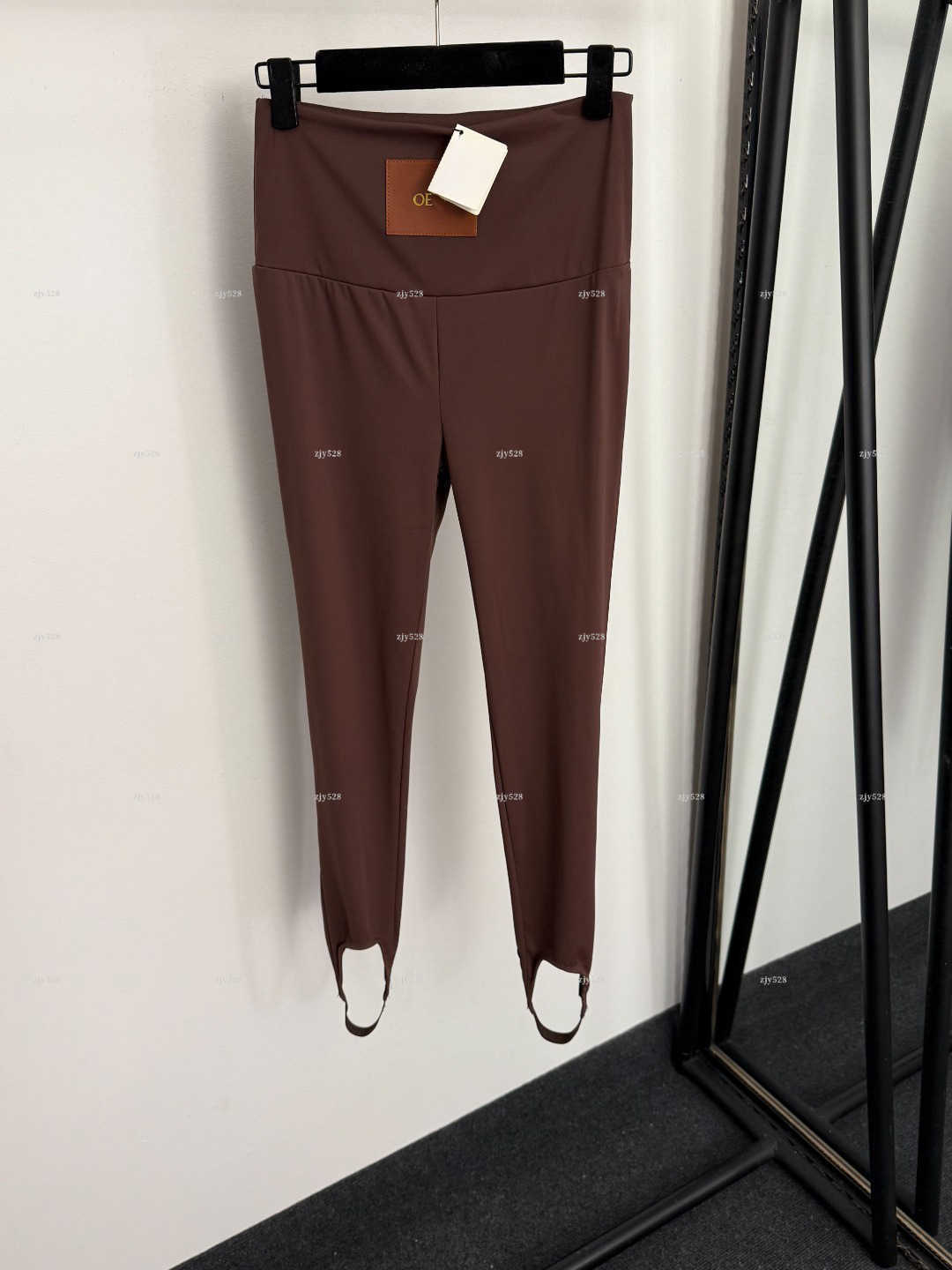 New High Waist Leggings Solid Color Slim Fit Pants Letter Jacquard Waistband Tight Trousers Women designer clothes Casual Yoga Workout Bottoms X07N3