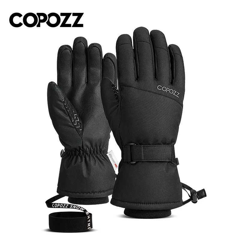Ski Gloves COPOZZ Men Women Ski Gloves Ultralight Waterproof Winter Warm Gloves Snowboard Gloves Motorcycle Riding Snow Windproof Gloves Q260923