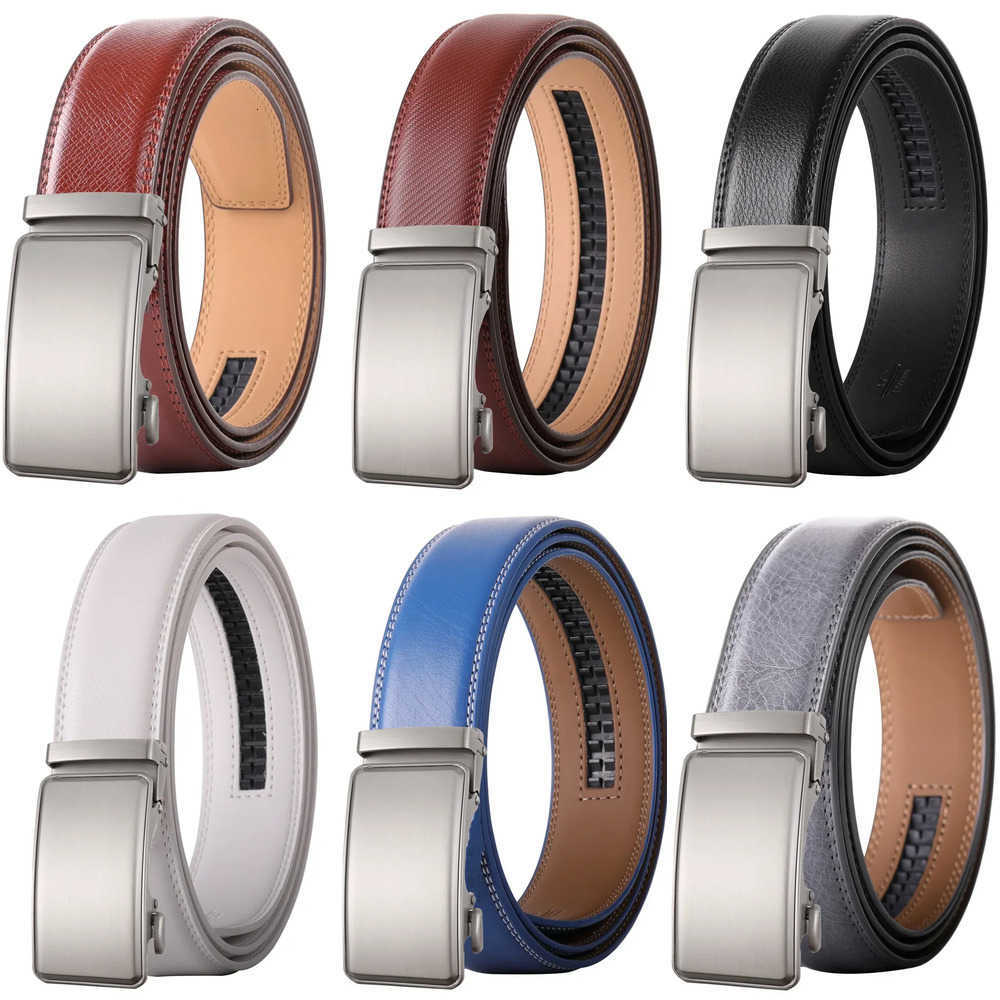Luxury Belts Designer Plyesxale Waist Belt For Men Genuine Leather Mens Belt cinturones para hombre Brown Gray Belts Waistband B818 J260923