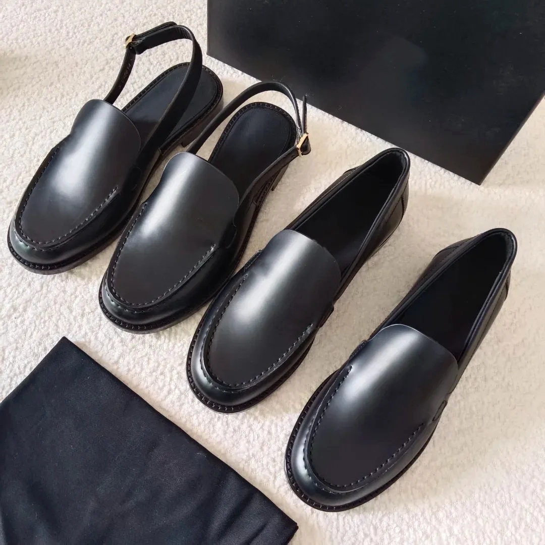 Sac Designer Prom Dress shoe Woman Sandal Black white Patent Leather Loafer Luxury moccasin shoe scuffers mule Flat Outdoor Buckle casual blazer mar